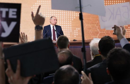 Russia Putin News Conference