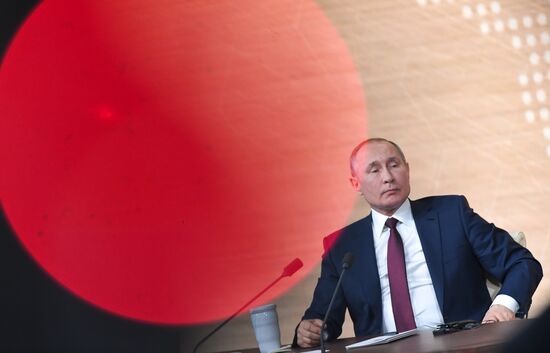 Russia Putin News Conference