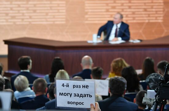 Russia Putin News Conference