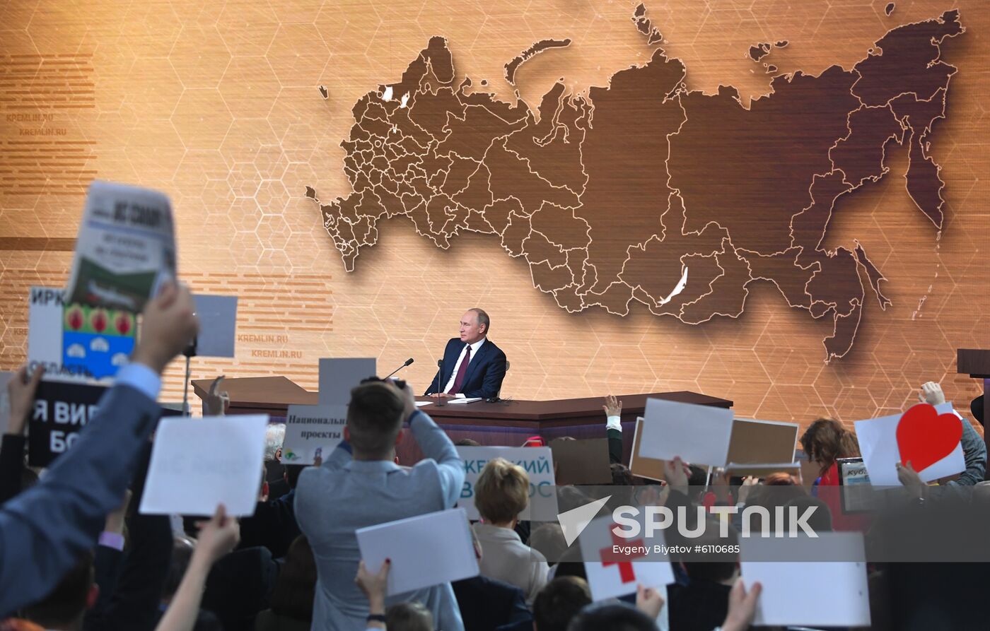 Russia Putin News Conference