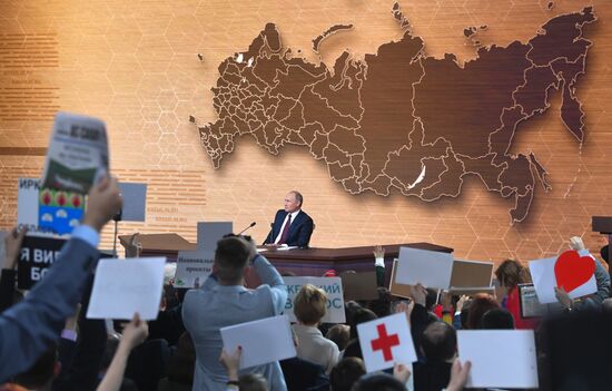 Russia Putin News Conference