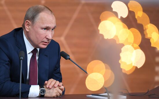 Russia Putin News Conference