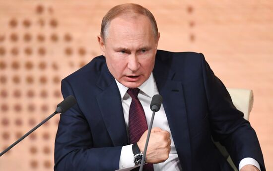 Russia Putin News Conference