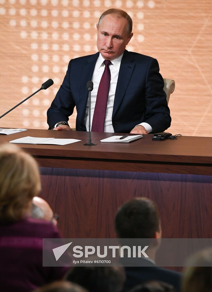 Russia Putin News Conference