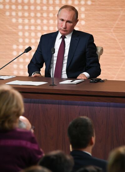 Russia Putin News Conference