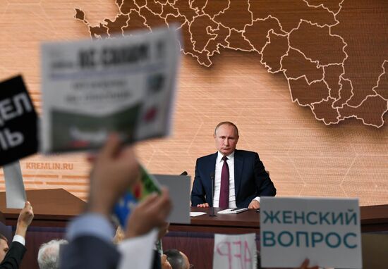 Russia Putin News Conference