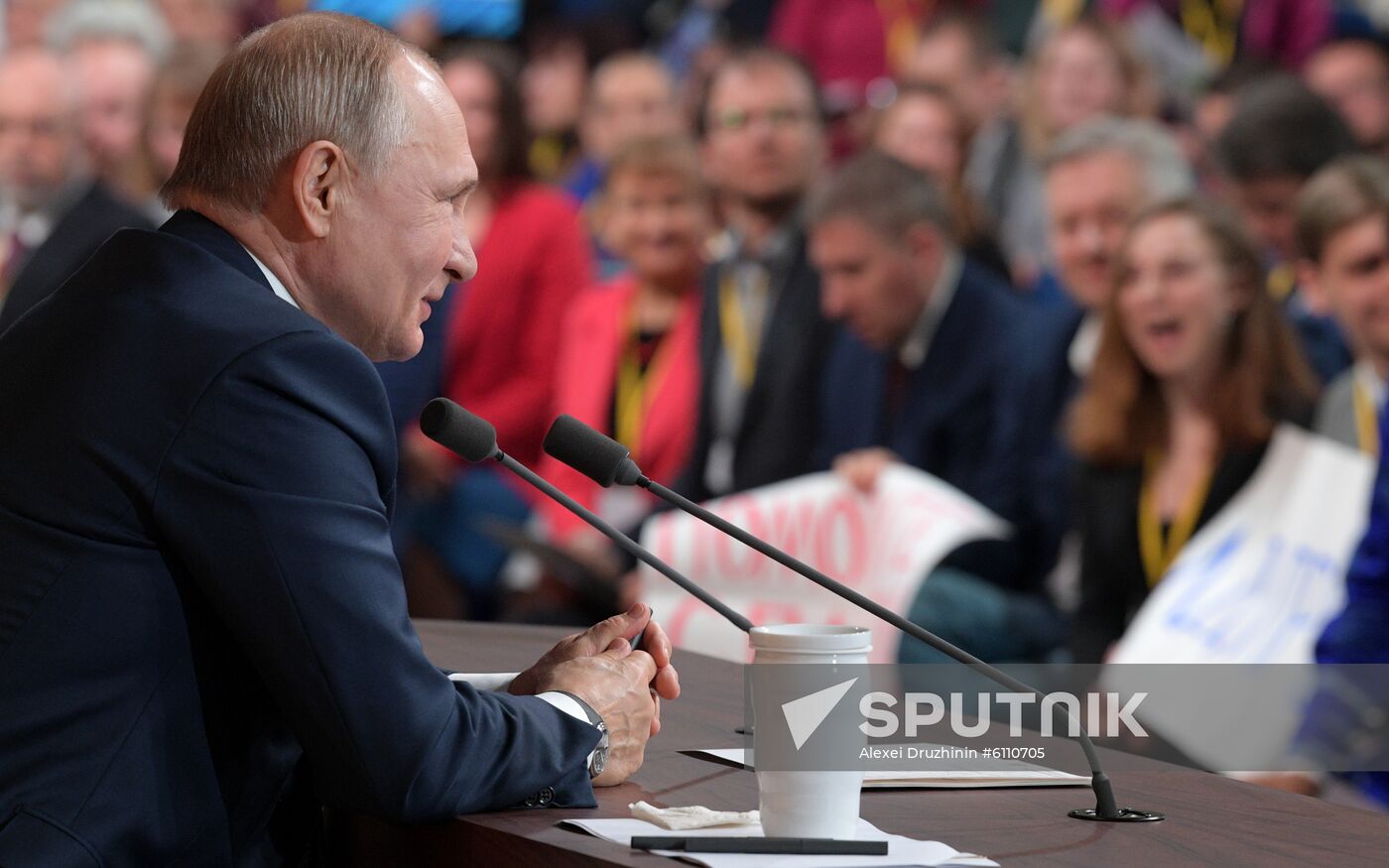 Russia Putin News Conference