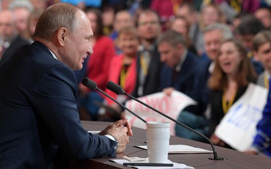 Russia Putin News Conference