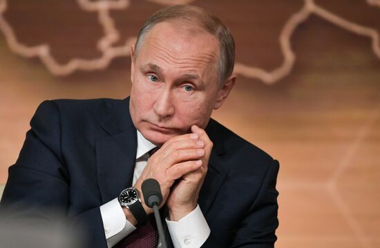 Russia Putin News Conference