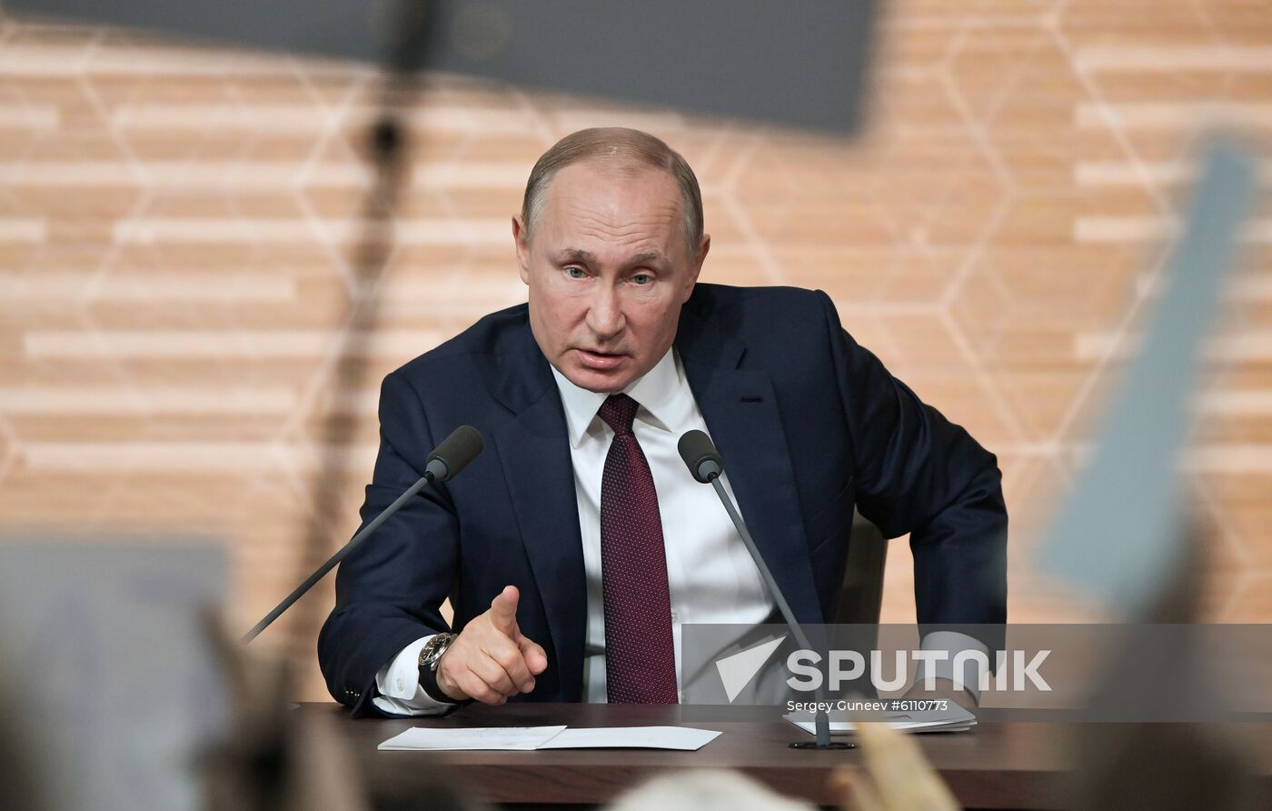 Russia Putin News Conference