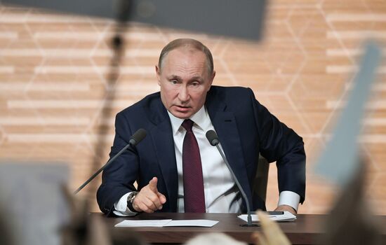 Russia Putin News Conference