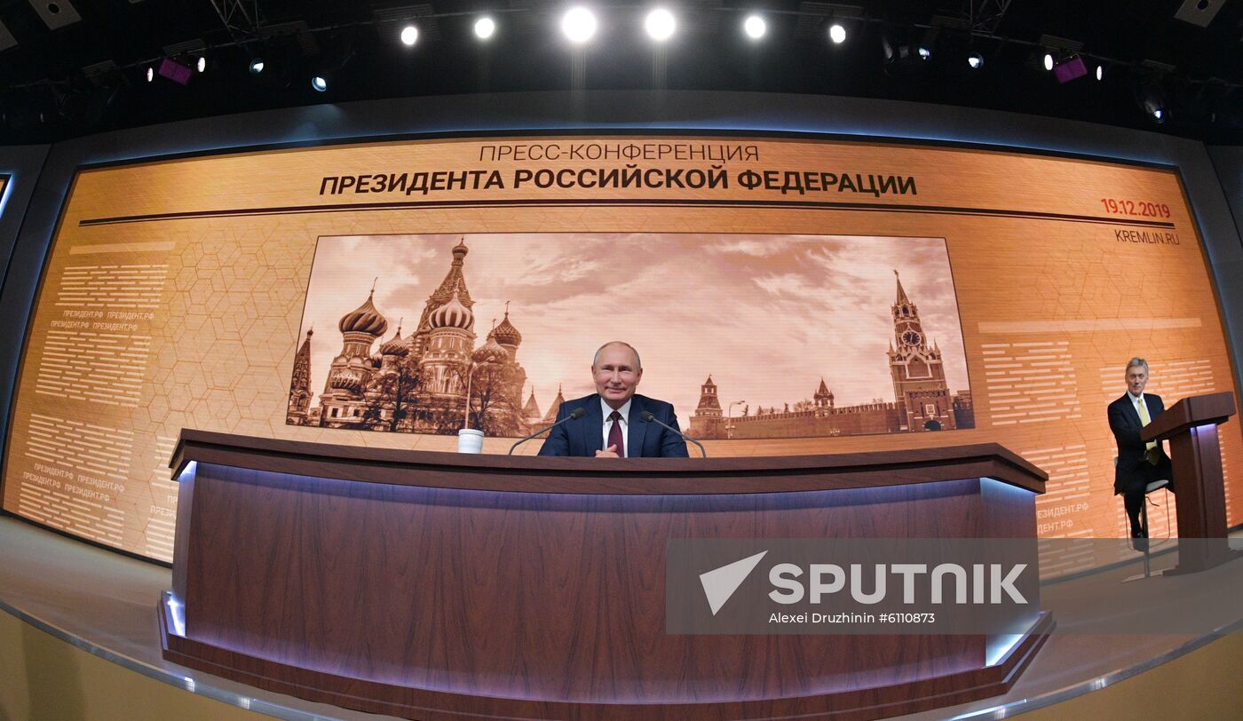 Russia Putin News Conference