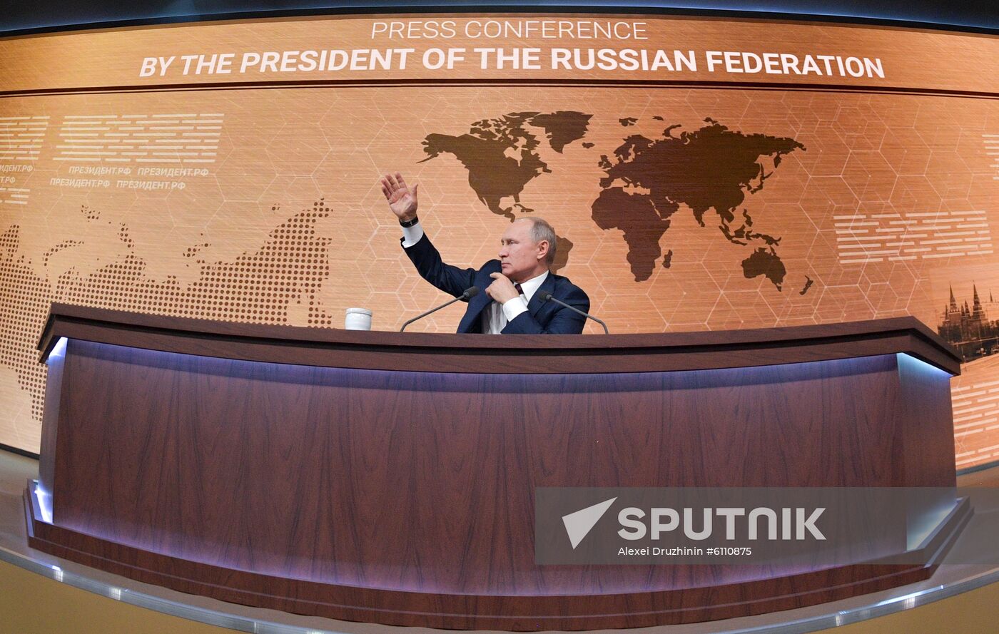 Russia Putin News Conference