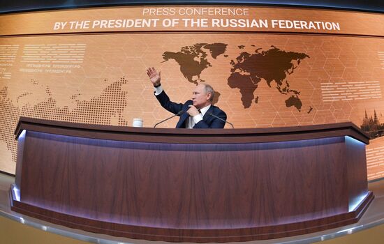Russia Putin News Conference