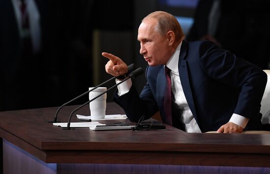 Russia Putin News Conference