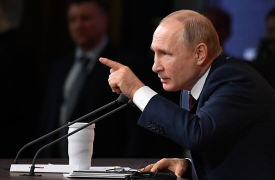 Russia Putin News Conference