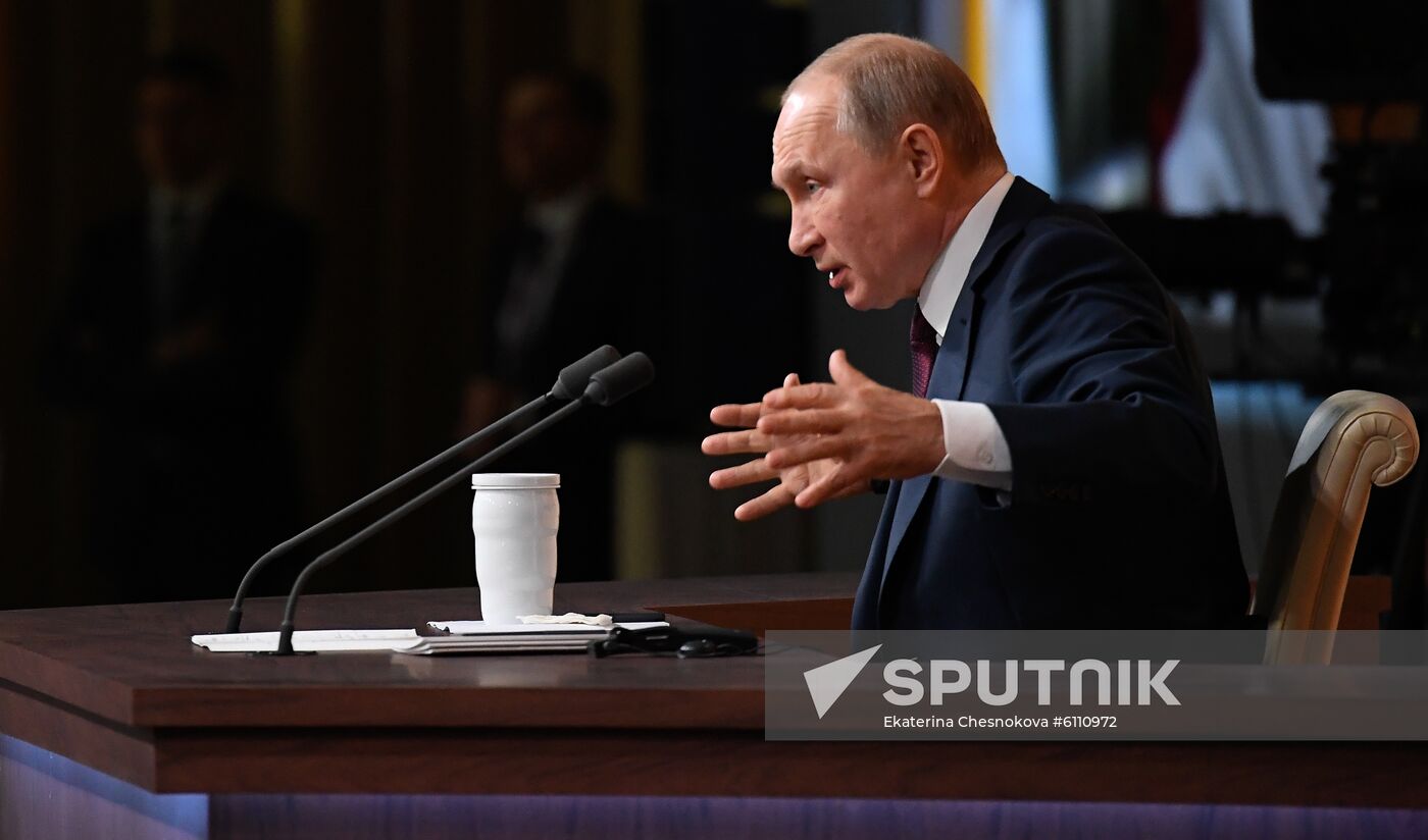 Russia Putin News Conference