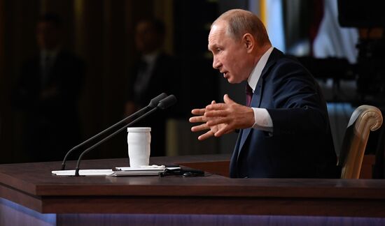 Russia Putin News Conference