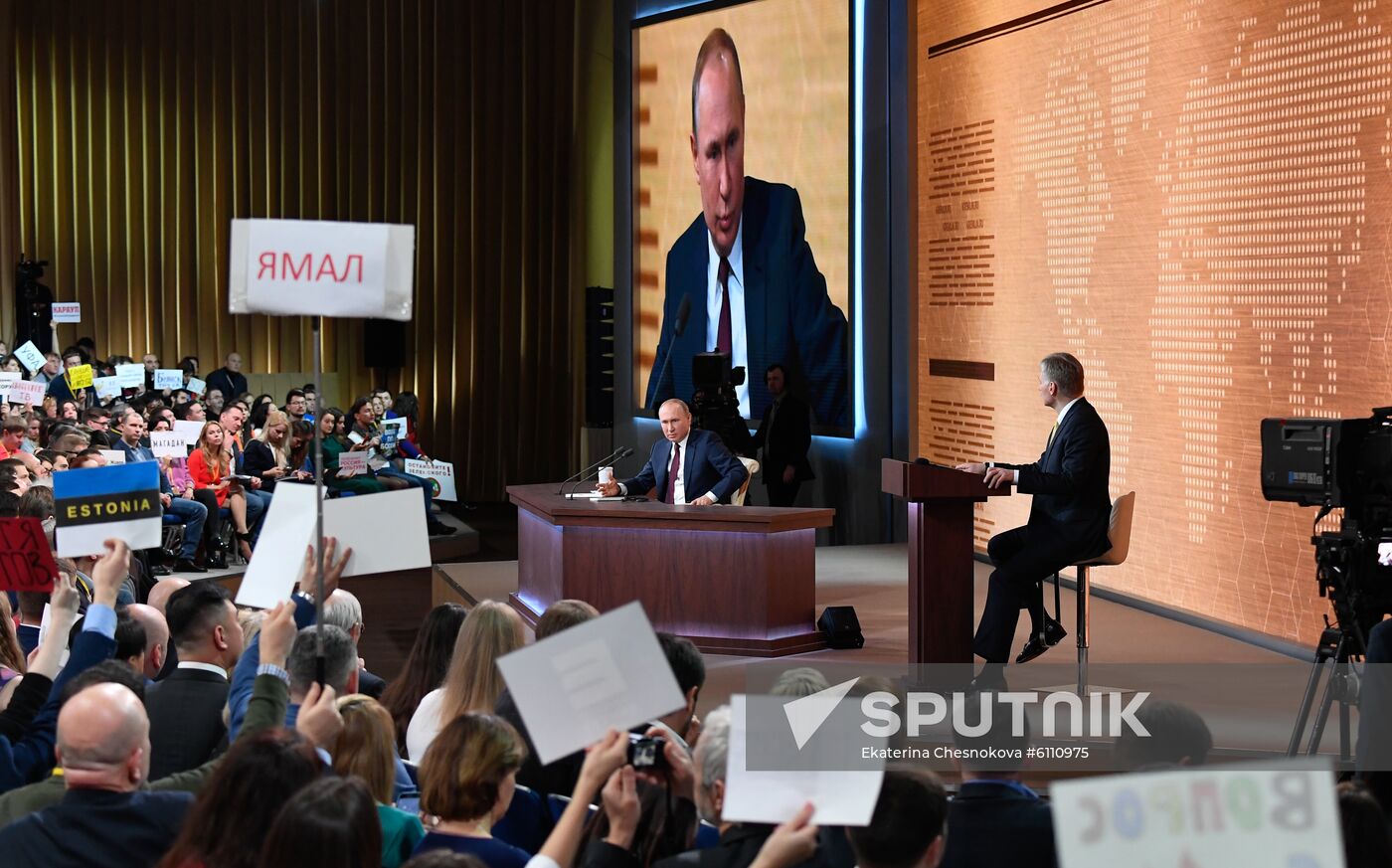 Russia Putin News Conference