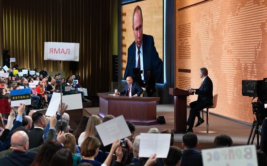 Russia Putin News Conference