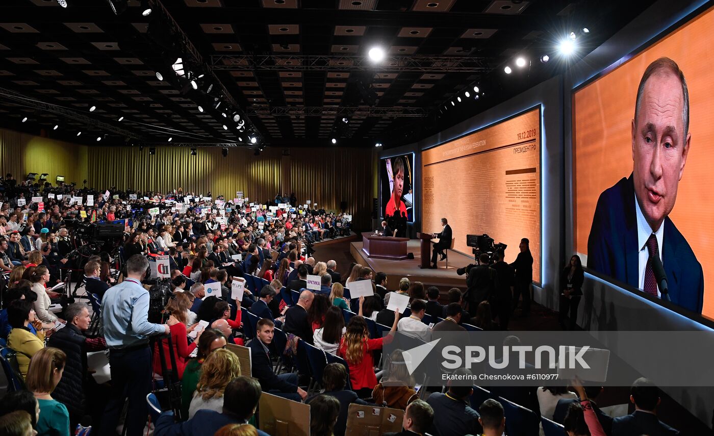 Russia Putin News Conference