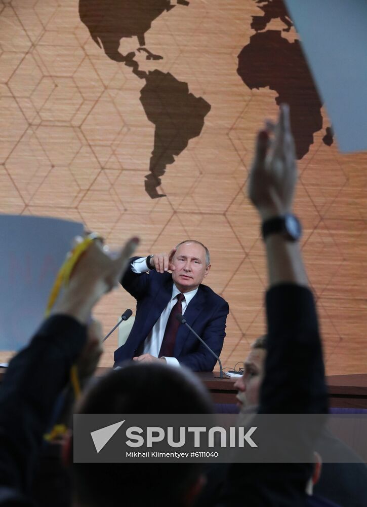 Russia Putin News Conference