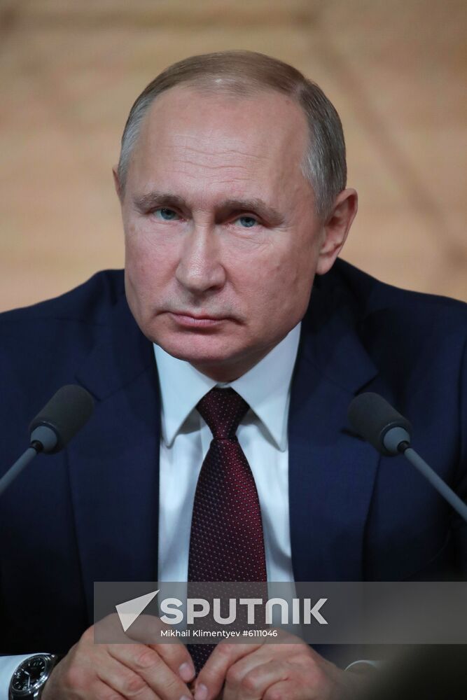 Russia Putin News Conference
