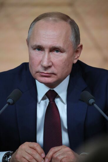 Russia Putin News Conference