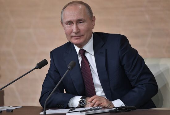 Russia Putin News Conference