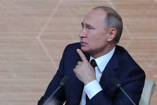 Russia Putin News Conference