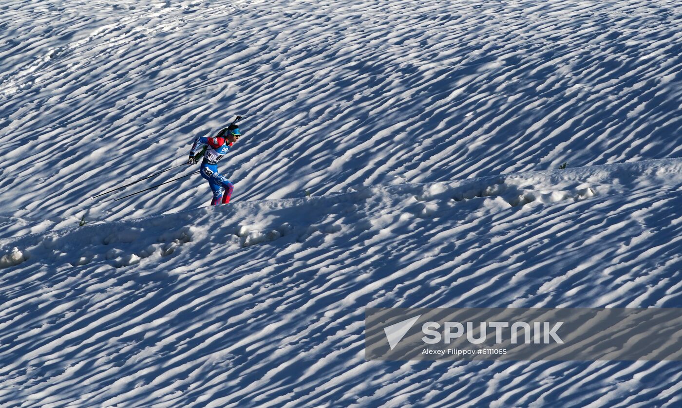 France Biathlon World Cup Men Sprint