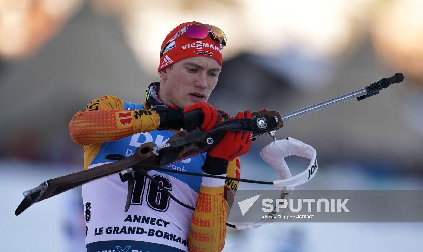 France Biathlon World Cup Men Sprint