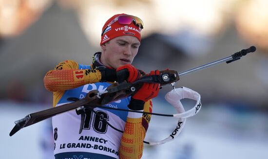 France Biathlon World Cup Men Sprint