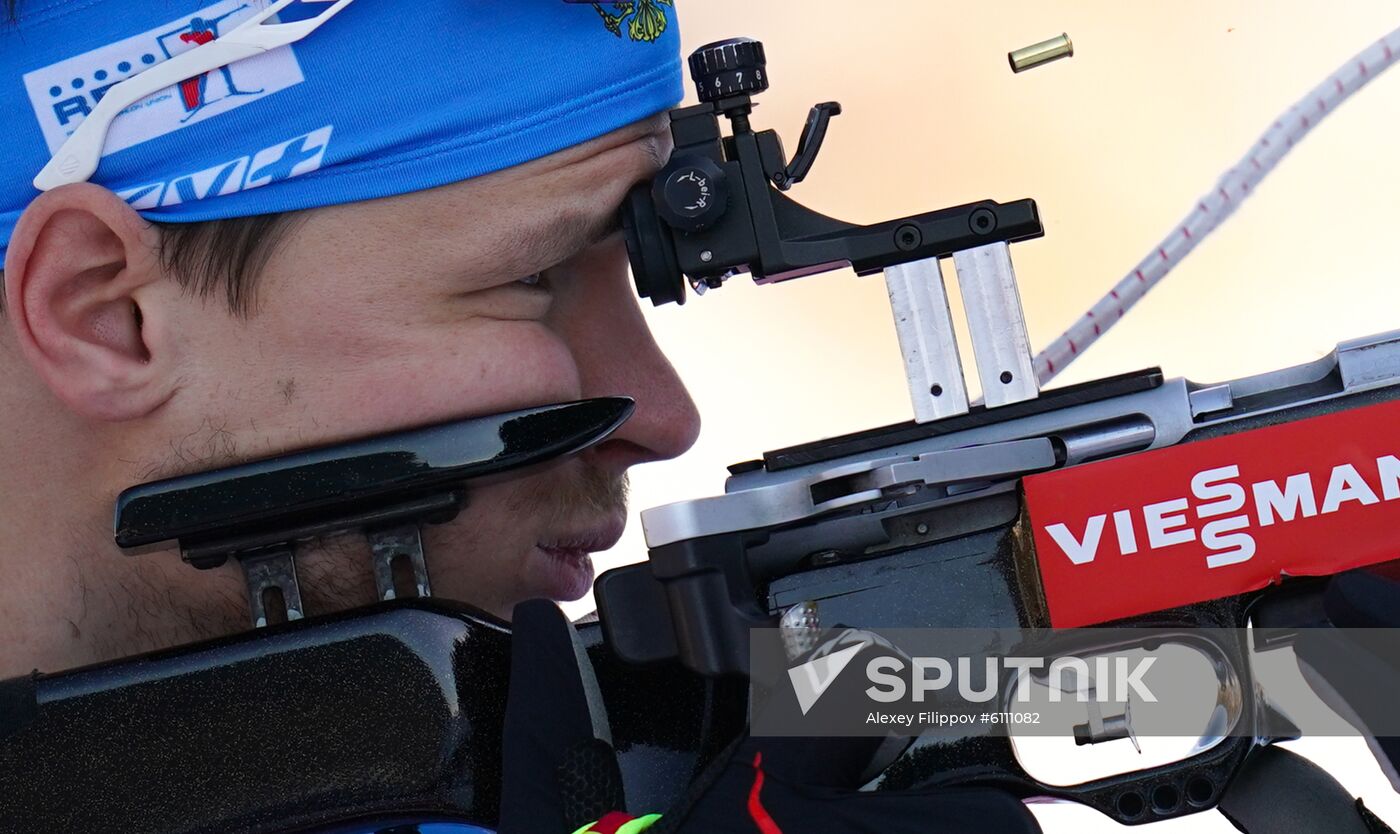 France Biathlon World Cup Men Sprint