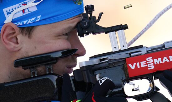 France Biathlon World Cup Men Sprint