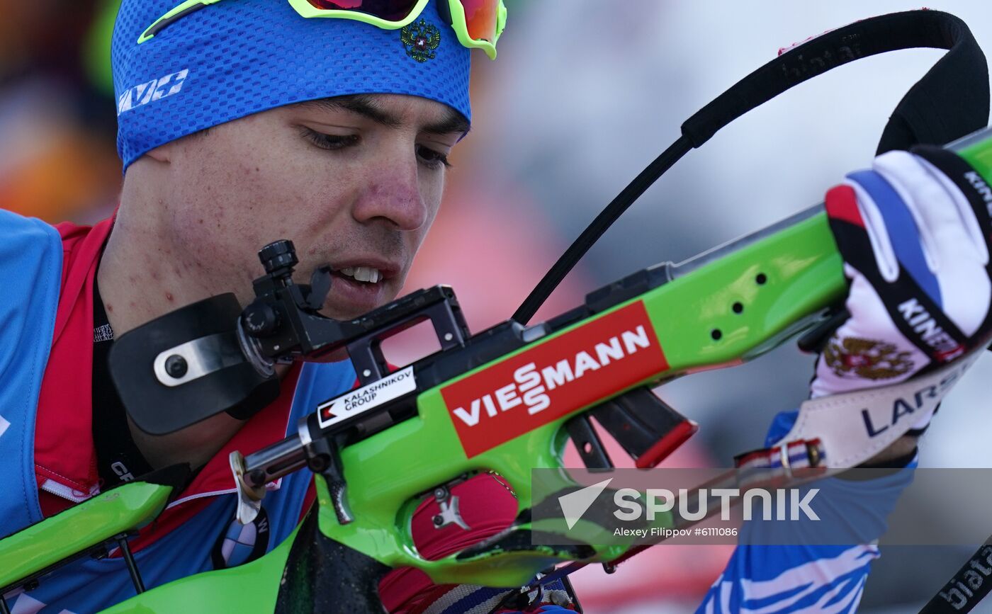 France Biathlon World Cup Men Sprint