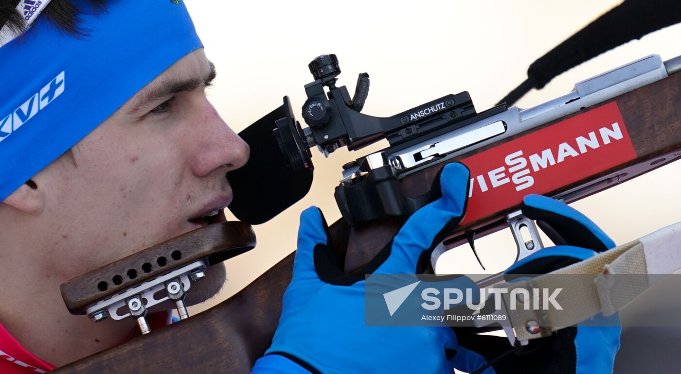 France Biathlon World Cup Men Sprint