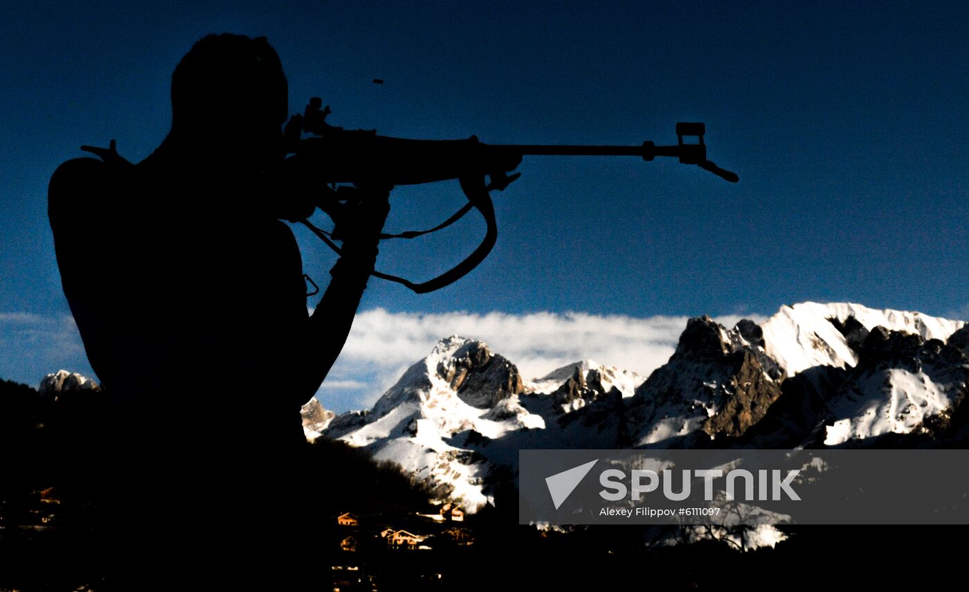 France Biathlon World Cup Men Sprint