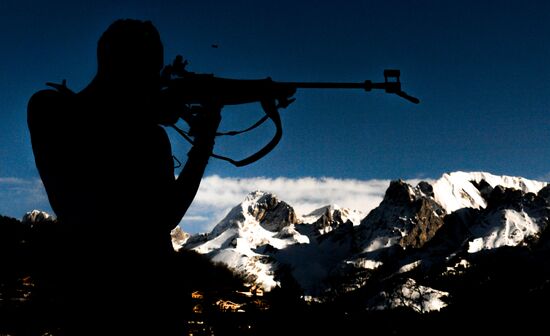 France Biathlon World Cup Men Sprint
