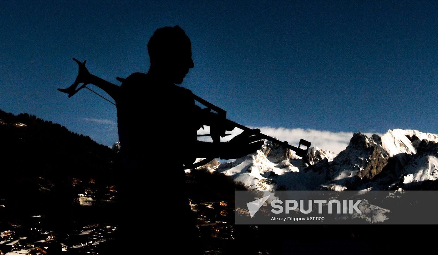 France Biathlon World Cup Men Sprint