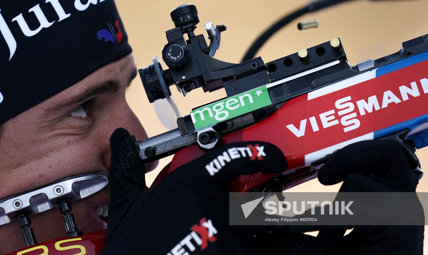 France Biathlon World Cup Men Sprint