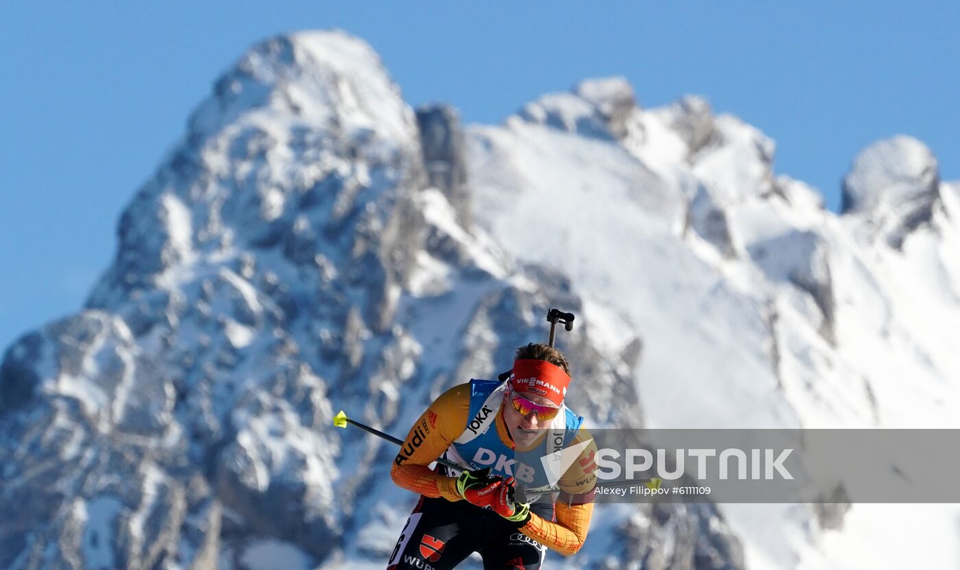 France Biathlon World Cup Men Sprint