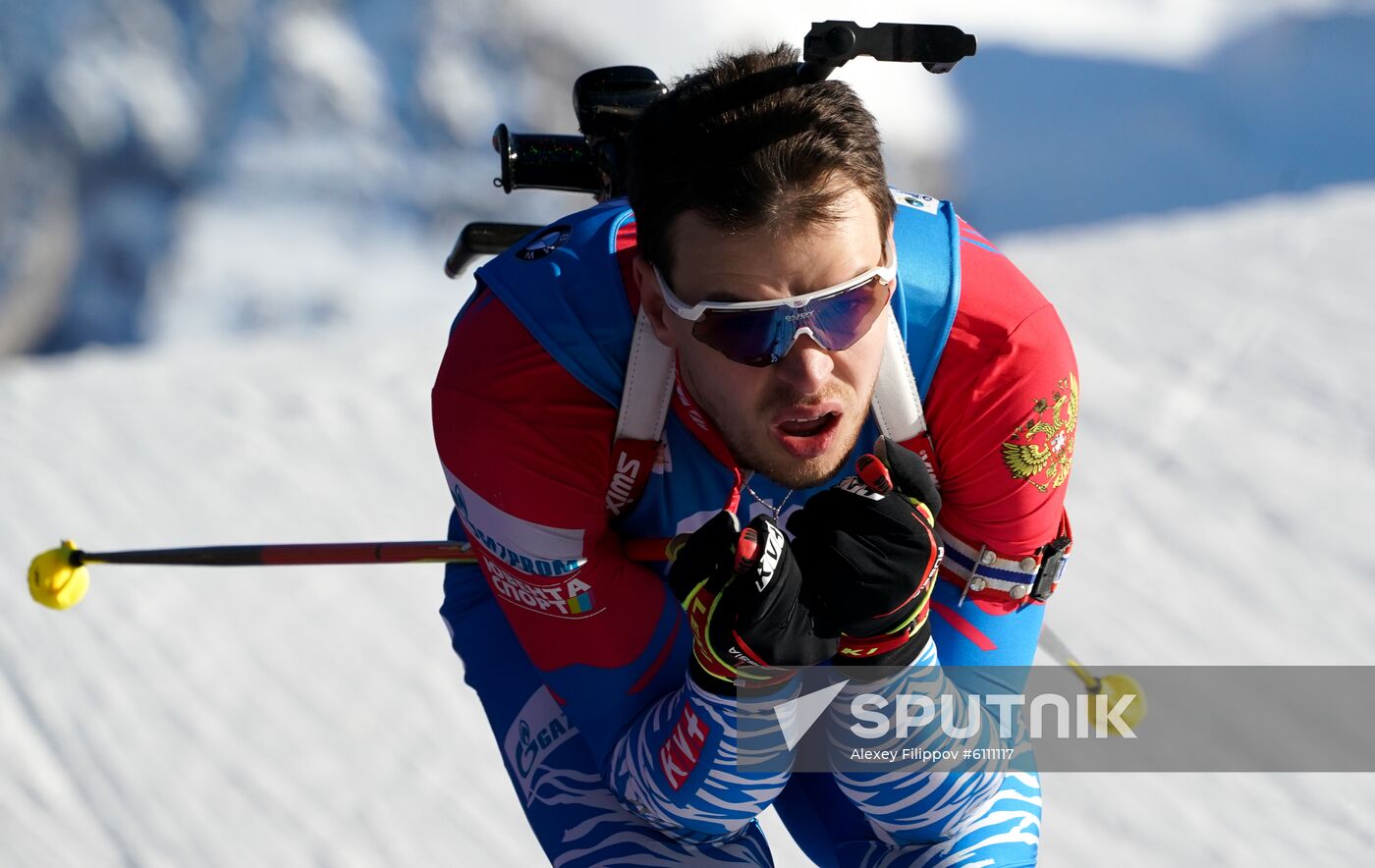 France Biathlon World Cup Men Sprint
