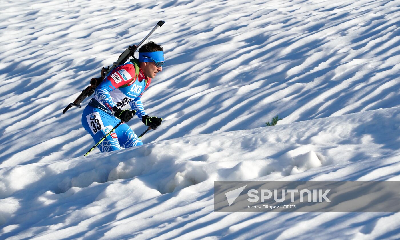 France Biathlon World Cup Men Sprint