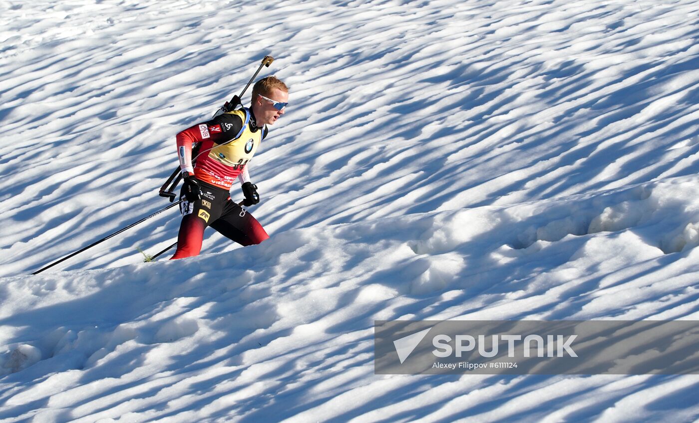 France Biathlon World Cup Men Sprint