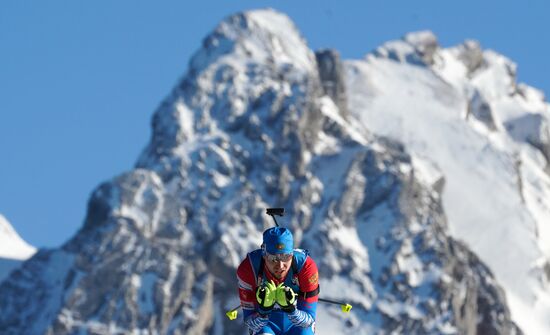 France Biathlon World Cup Men Sprint