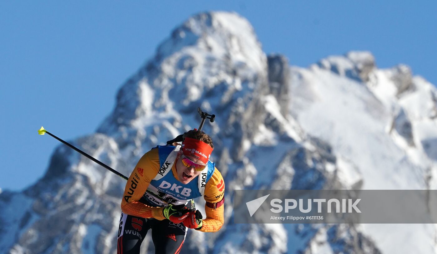 France Biathlon World Cup Men Sprint