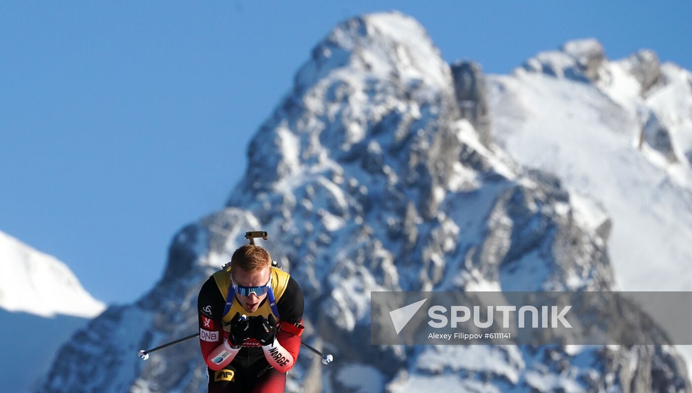 France Biathlon World Cup Men Sprint