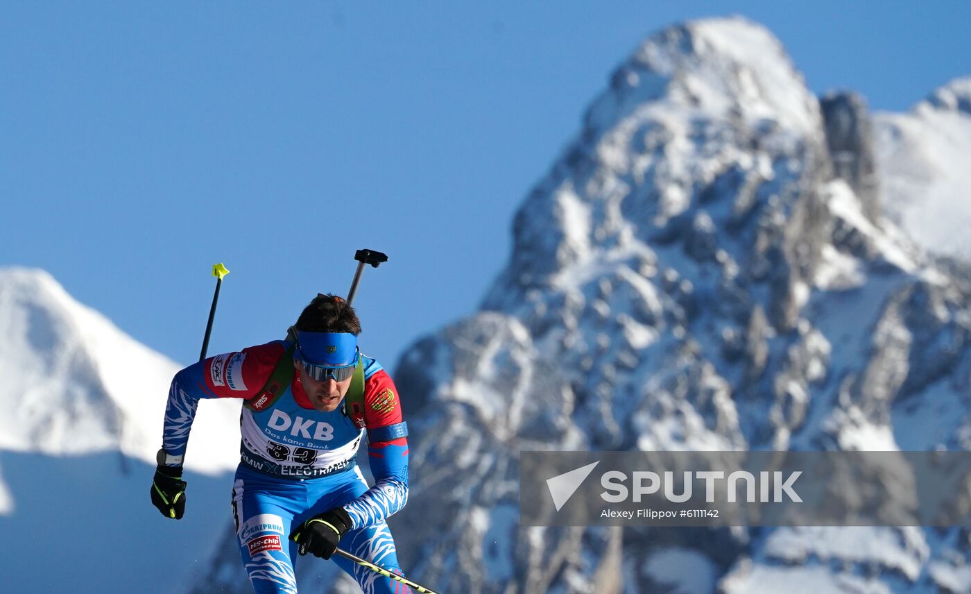 France Biathlon World Cup Men Sprint