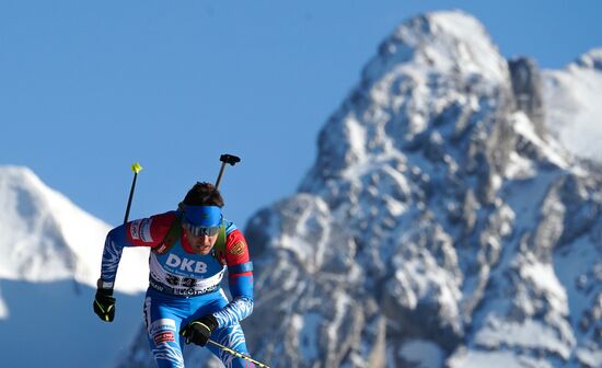 France Biathlon World Cup Men Sprint